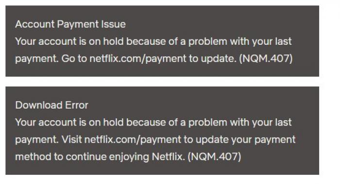 Este é o significado de todos os códigos de erro da Netflix - Leak