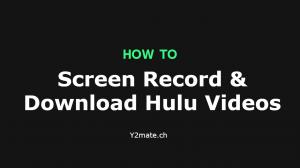 Huluの映画やビデオをオフラインで録画するには？