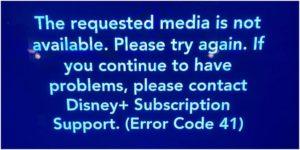 How to Fix Disney Plus Error Code 39 and Disney Plus Error Code 41