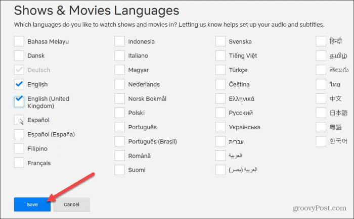 How to Change Language on Netflix