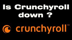 Está crunchyroll para baixo？