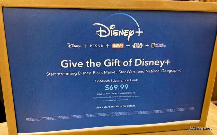 Disney+ : cette carte cadeau permet d'offrir un an d'abonnement à